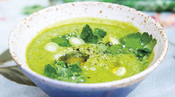 Grön gazpacho